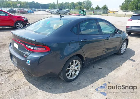 2013 Dodge Dart Sxt из США, поврежденный, VIN 1C3CDFBH7DD142890